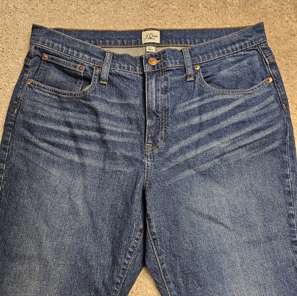 NWT J.Crew Vintage Slim Boyfriend Jean Ridge Field‎ Wash Relaxed Fit Size 32P - Picture 3 of 11